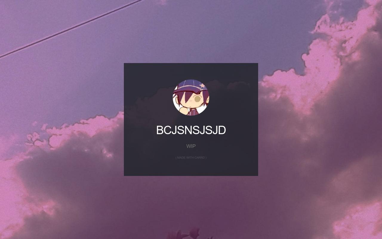 Carrd profile picture for @haunting